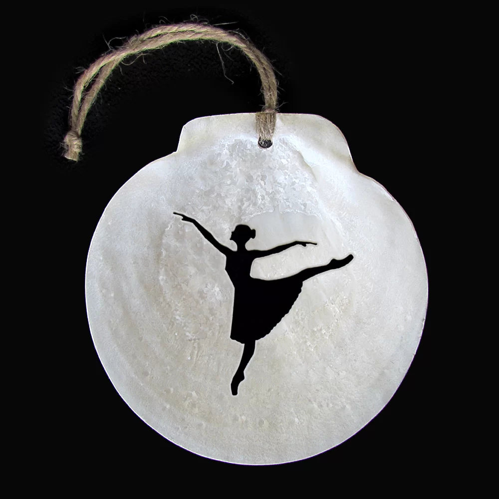 Scallop Shell Ornament - Ballerina