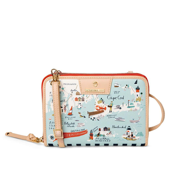 NORTHEASTERN HARBORS ALL-IN-ONE PHONE CROSSBODY