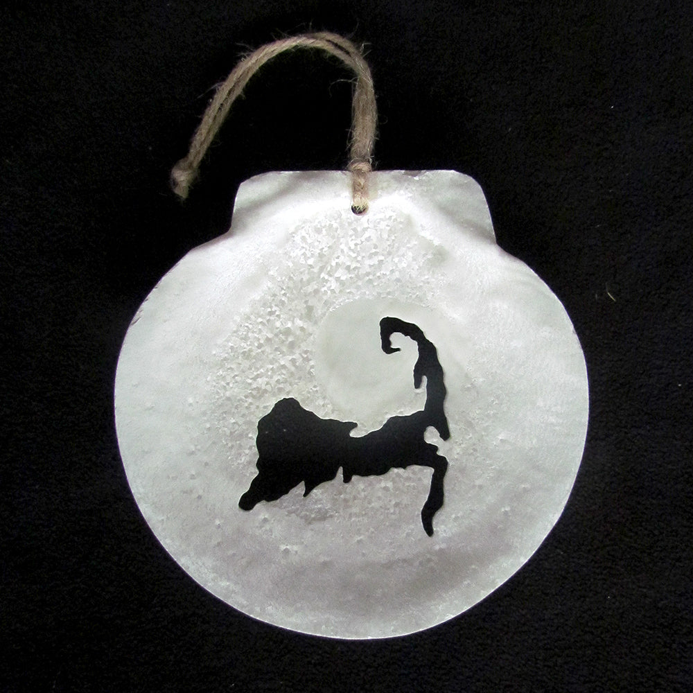 Scallop Shell Ornament - Cape Cod