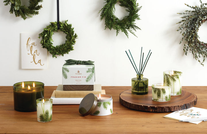 Frasier Fir Poured Candle Pine Needle Design 6.5oz