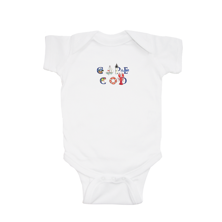 Baby Short Sleeve Cape Cod Onsie 6-12mo
