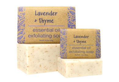 GB ESSENTIAL OIL LAVENDER + THYME SMALL SOAP