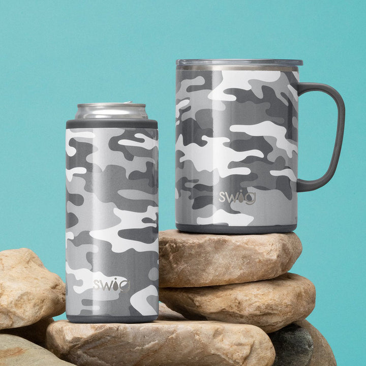 SWIG SKINNY CAN COOLER 12OZ INCOGNITO CAMO