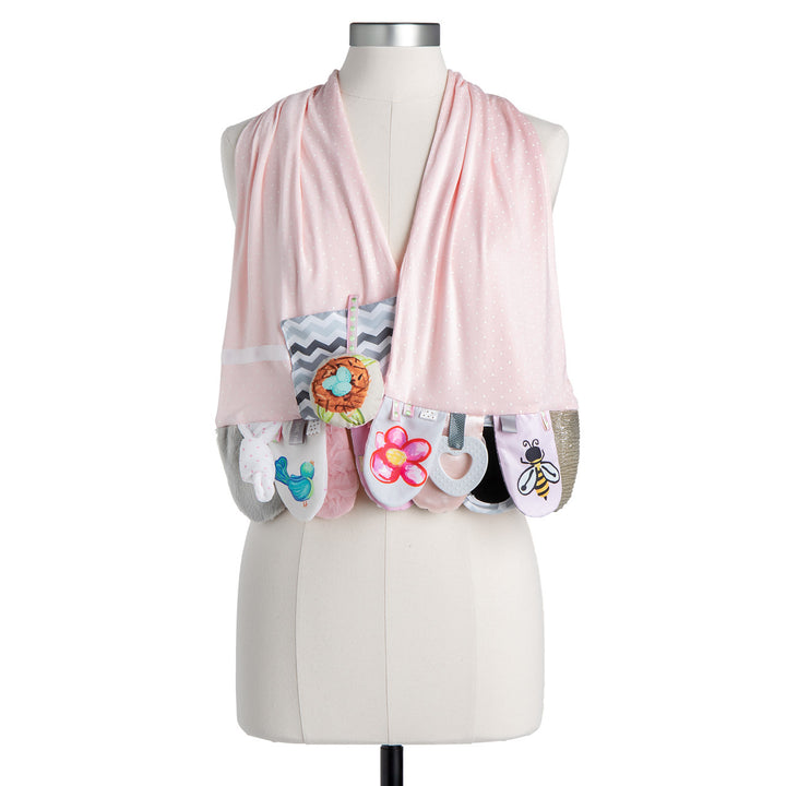 Activity Scarf for Mommy & Me - Pink