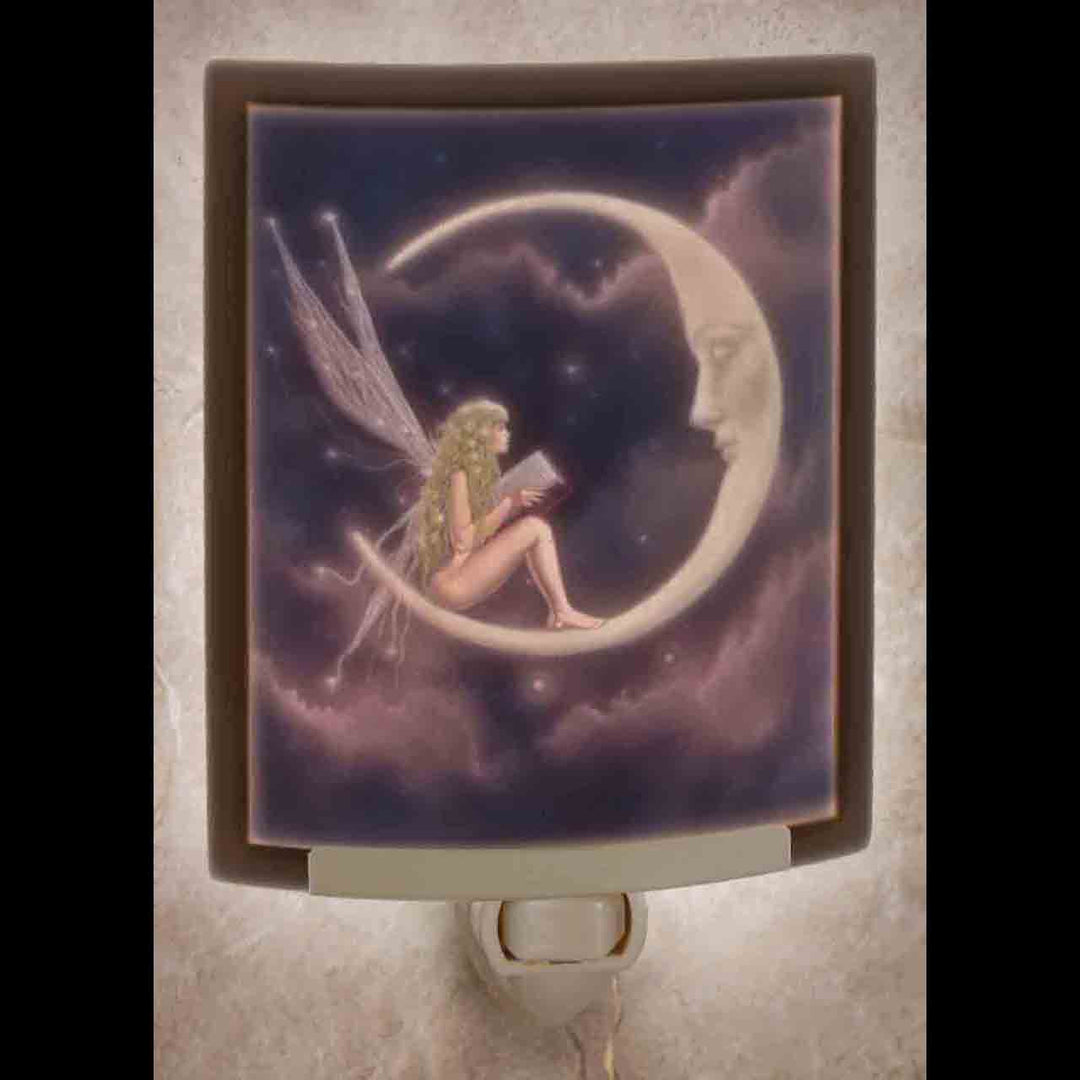 Porcelain Night Light with Color - Story Fairy