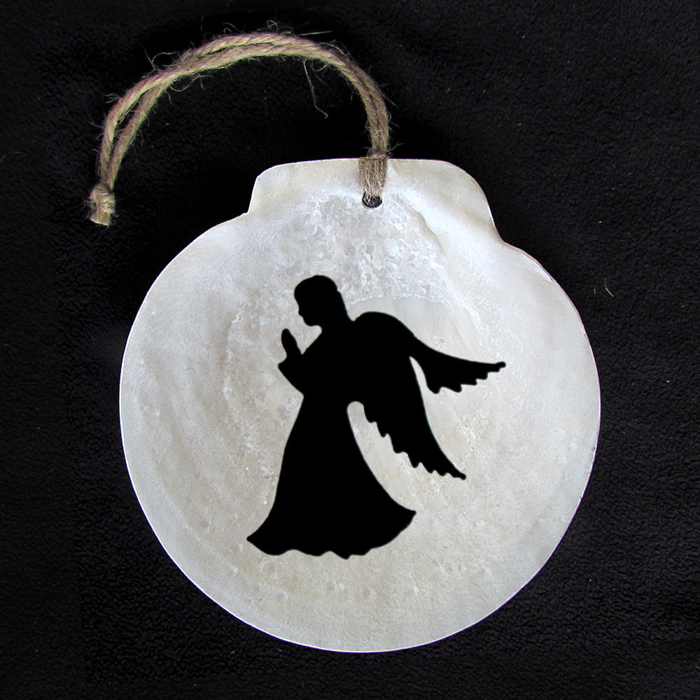 Scallop Shell Ornament - Angel