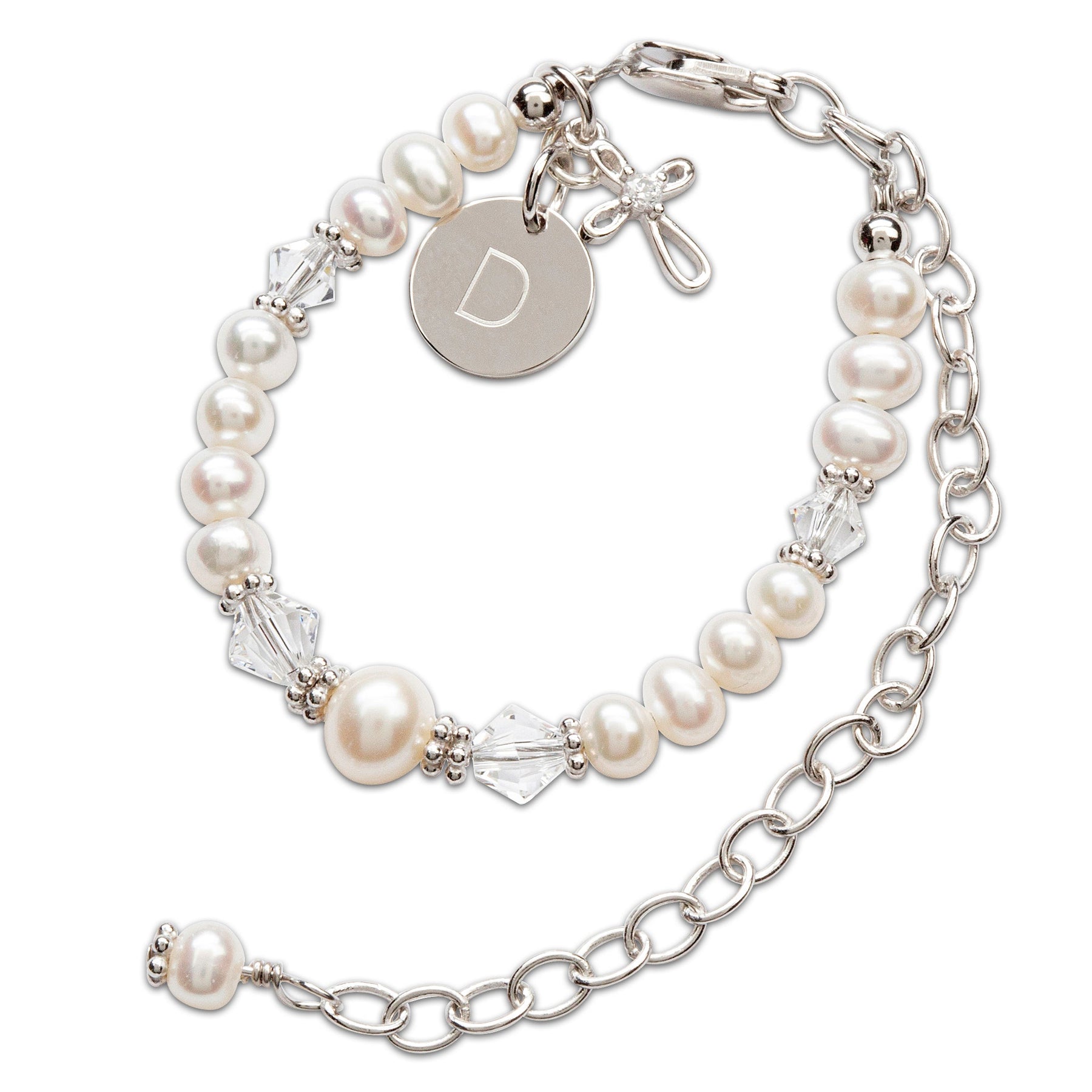 Baptism to shop bride bracelet