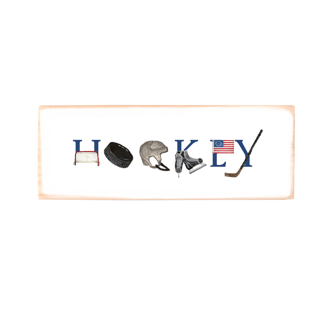 Wood Block Hockey
