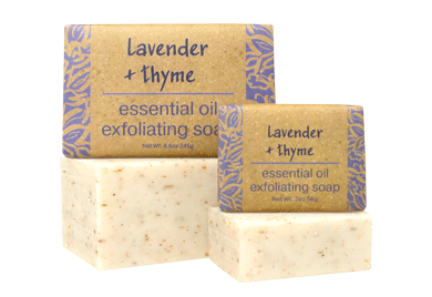 GB ESSENTIAL OIL LAVENDER + THYME LARGE SOAP