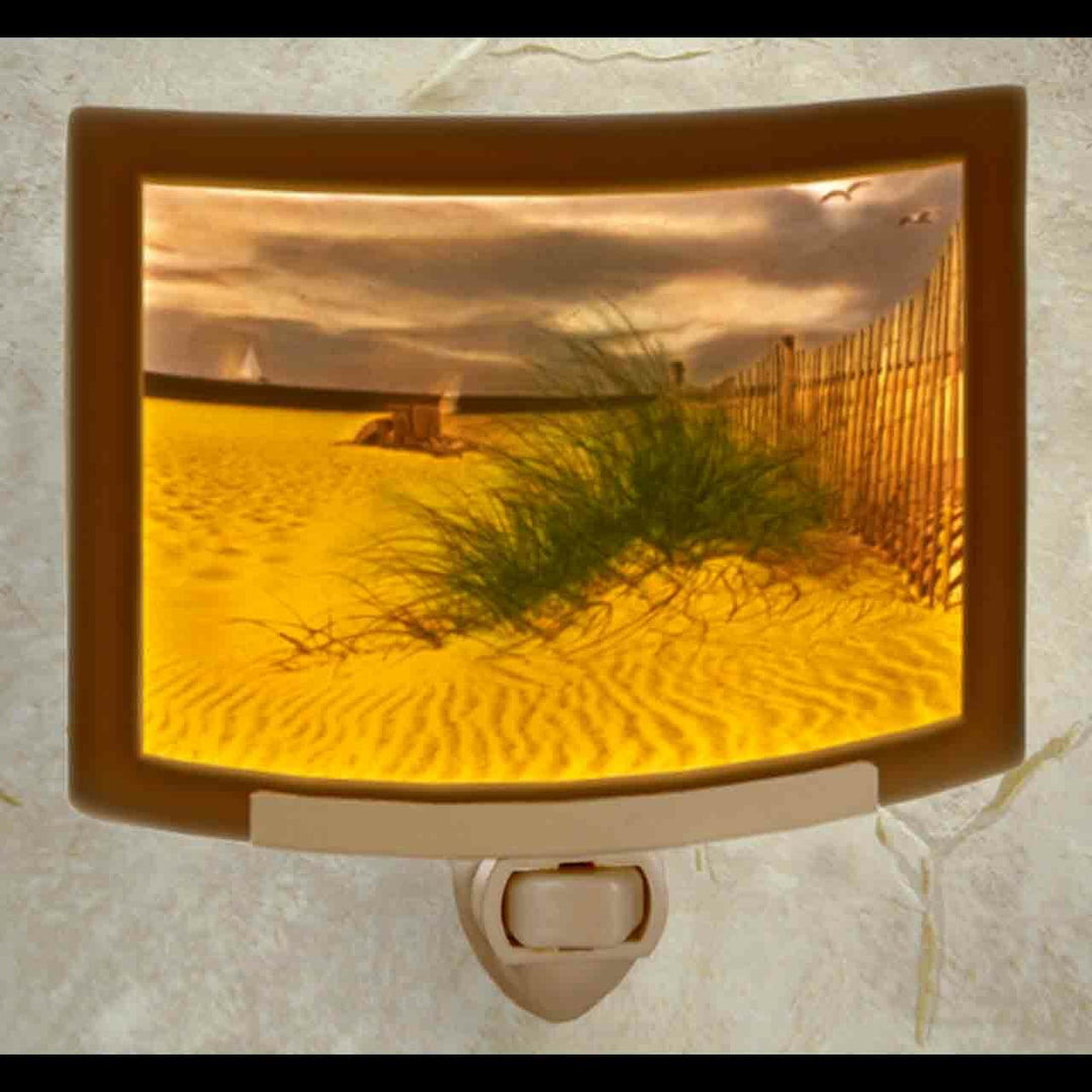 Porcelain Night Light with Color - Balmy Beach