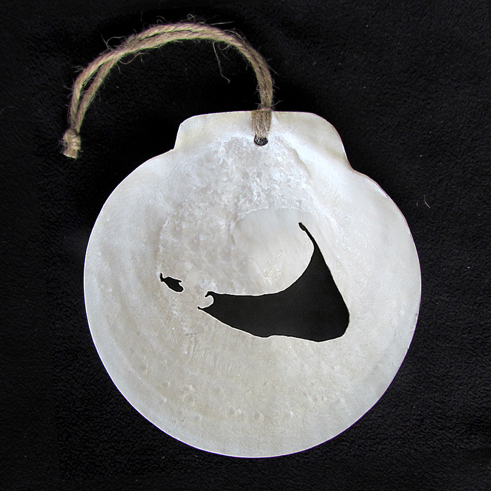 Scallop Shell Ornament - Nantucket