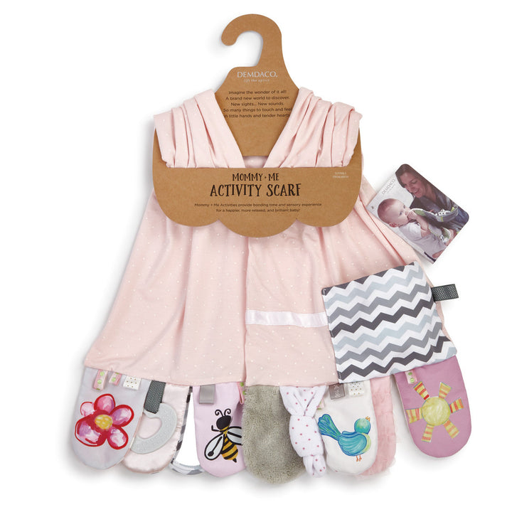 Activity Scarf for Mommy & Me - Pink